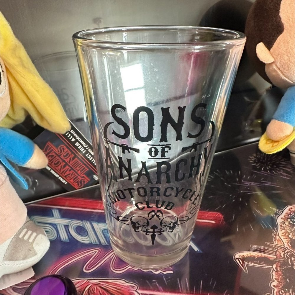 2013 SONS OF ANARCHY MOTORCYCLE CLUB GLASS
